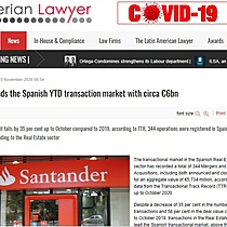 RE leads the Spanish YTD transaction market with circa 6bn